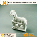 Bricolaje juguete pintable blanco gypsum caballo de artesanía de escritorio de regalo